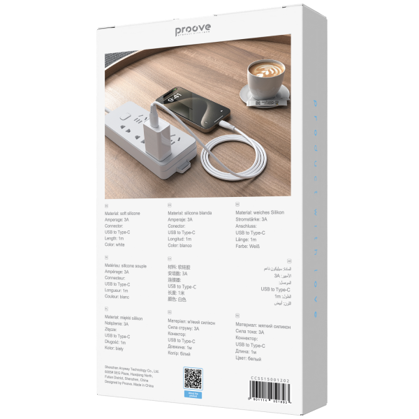 Simple Silicone  USB to Type-C - Photo 2